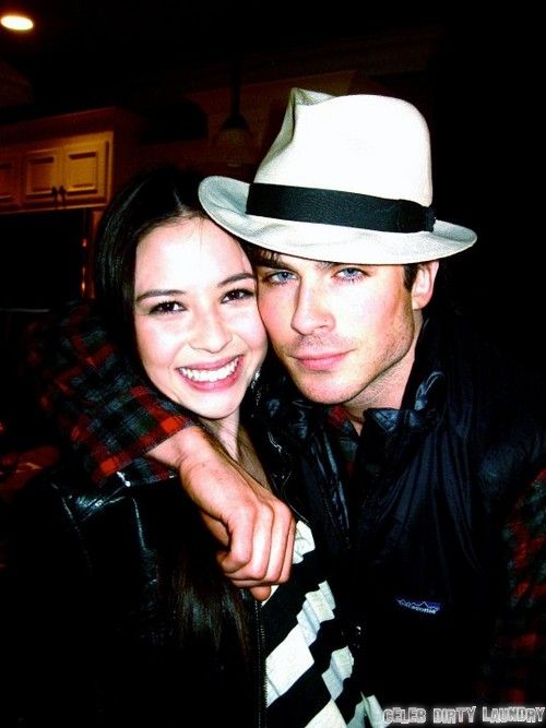 Йен Сомерхолдер изменил Нине Добрев с Малез Джоу !!