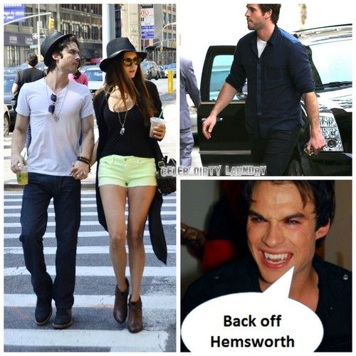 Ian Somerhalder er fortsatt venner med fordeler mens Nina Dobrev daterer Liam Hemsworth?