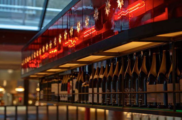 Rolha de vinho, taberna de comerciantes