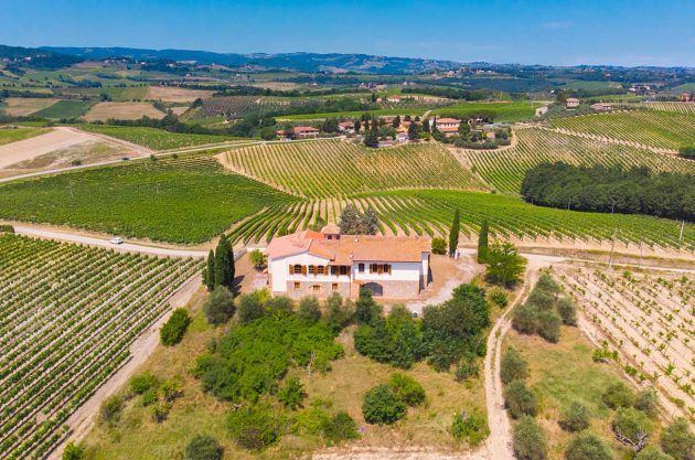 ιδιοκτησία αμπελώνα Τοσκάνη, san gimignano