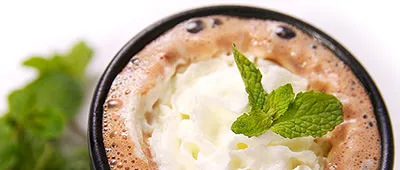 Cioccolata calda alla menta