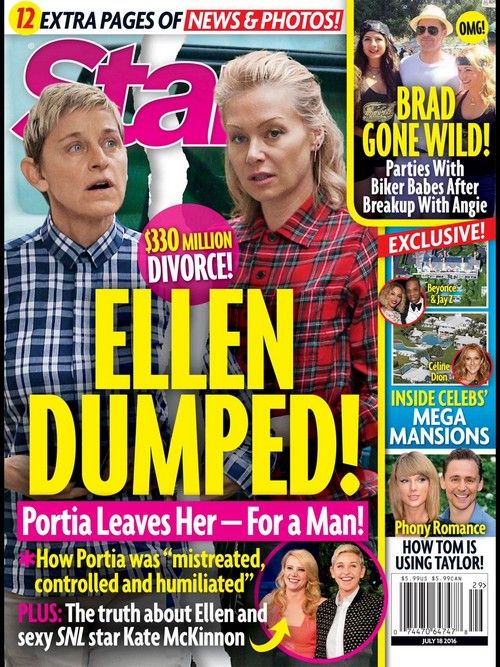 Scheidung von Ellen DeGeneres: Portia de Rossi Krank von Ehefrau, die mit Kate McKinnon flirtet, rennt mit einem Mann davon?
