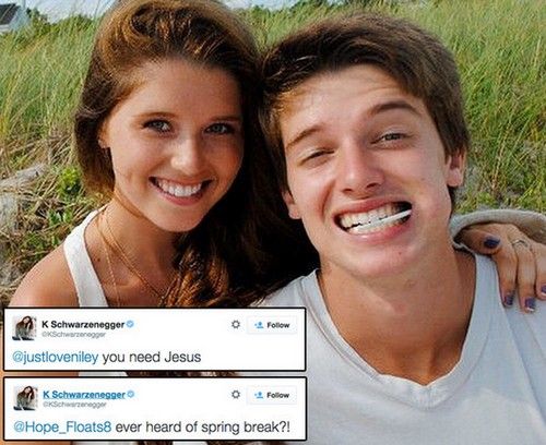 Miley Cyrus, Patrick Schwarzenegger Separados Depois de Cabo Trapaceando Fotos Beijando Ex-Namorada Taylor Burns: Tal pai, tal filho!