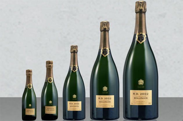 La taille du champagne compte, Bollinger