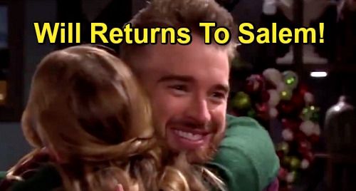 Spoilers Days of Our Lives: Will Returns - sărbătorește Crăciunul cu Hortons - Chandler Massey înapoi