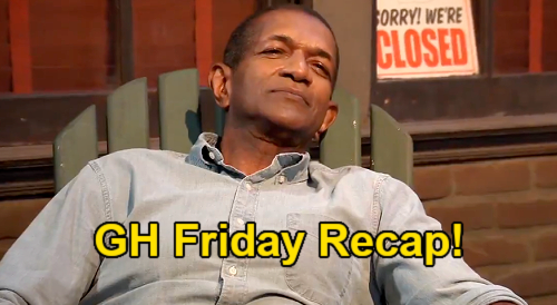 General Hospital Spoilers: divendres, 13 d'agost Recapitulació - Lenny mor - Carly parla més que del matrimoni platònic de Jason