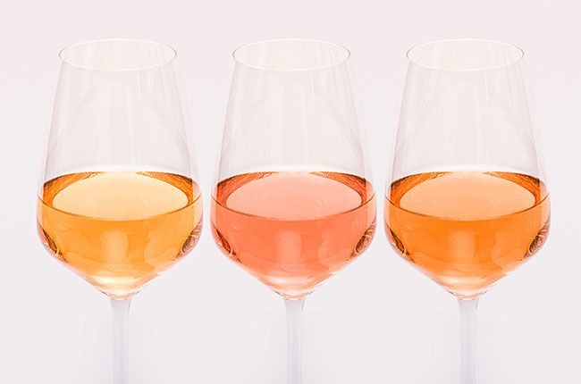 bleg rosé vinfarve