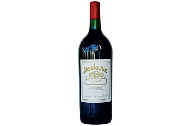 Wendouree Shiraz 1990 butelis