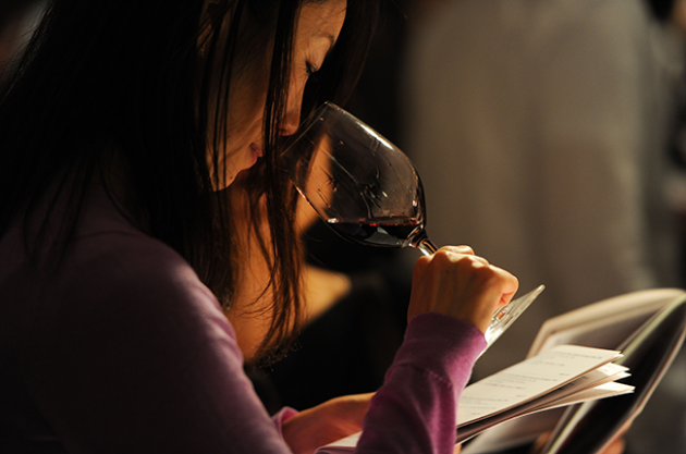 Tast de vins, vi mut