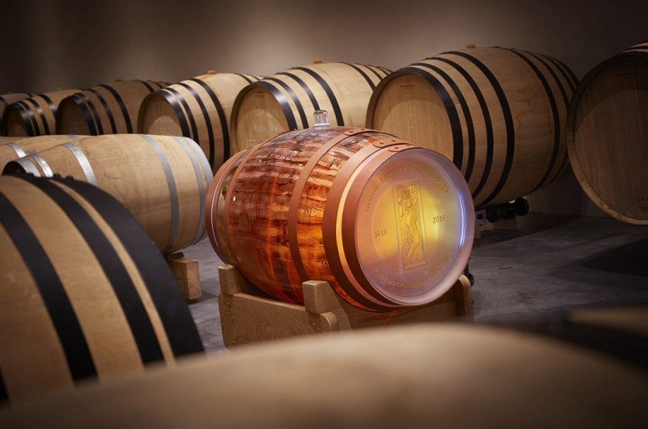Lalique crea un barile di cristallo per Lafaurie-Peyraguey Sauternes...