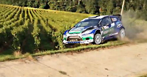 Winemaker mengangkat bahu dari kemalangan kebun anggur kereta...