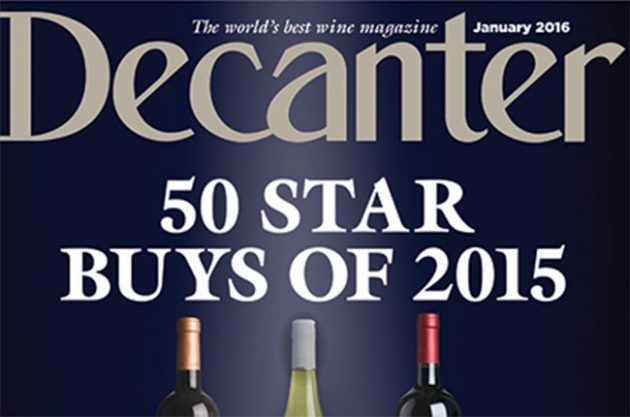 Los mejores vinos de 2015: Decanter star compra