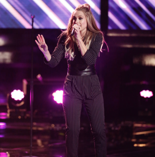 Hannah Huston The Voice I Can't Make You Love Me วีดีโอ 4/25/16 #The VoiceTop11