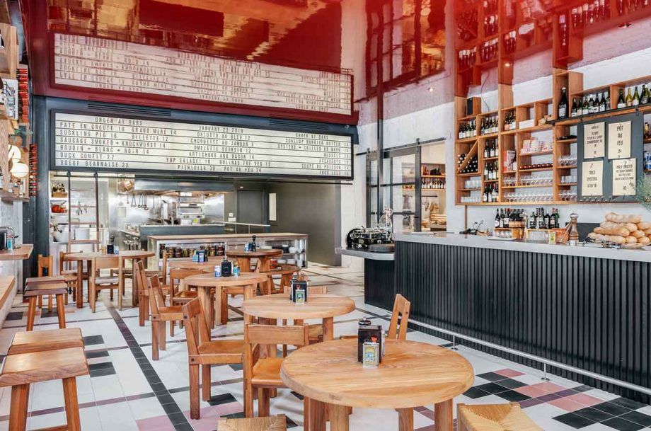 Внутри нового винного бара Verjus в Сан-Франциско...