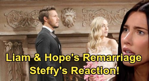 大胆で美しいネタバレ:ステフィはリアムとホープの避けられない結婚式に反応します–再婚の次のステップ?