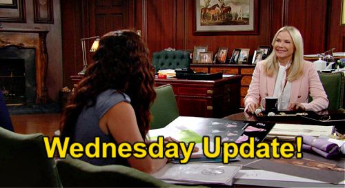 Actualització de The Bold and the Beautiful Spoilers: dimecres 28 de juliol: el camí romàntic d’Eric lluny de Quinn: el somni de Finn es fa realitat