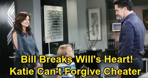 ది బోల్డ్ అండ్ ది బ్యూటిఫుల్ స్పాయిలర్స్: బిల్ డాడ్గా విఫలమయ్యాడు - విరుచుకుపడేవారి హృదయాన్ని ‘బాటీ’ కృంగిపోతుంది - కేటీ మోసగాడిని వెనక్కి తీసుకోలేదా?