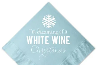 Baltais Ziemassvētku vīns