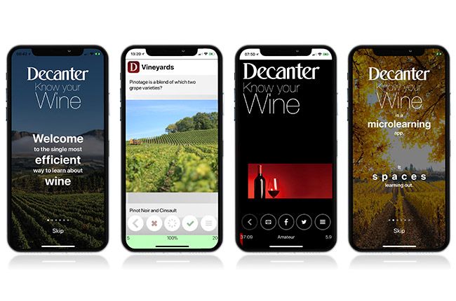 decanter iphone app per l