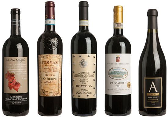 top Degustación Panel Amarone